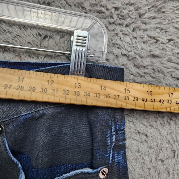 Standard Cloth Jeans Mens 30x30 Gray & Blue Skinny Tapered - Picture 5 of 15